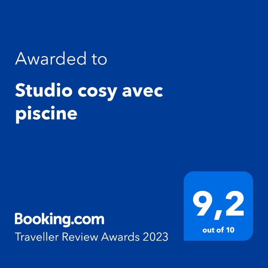 Studio cosy avec piscine Saint-Joseph Esterno foto